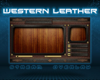 Western Leather Twitch Overlay