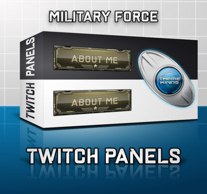 Military Force Twitch Panels Ad