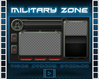 Military Zone Video Overlay