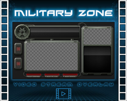 Military Zone Video Overlay