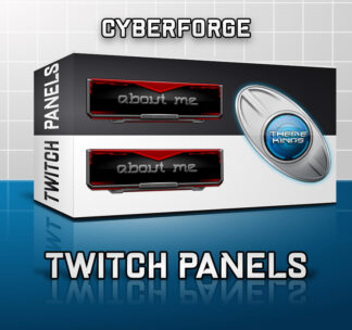 CyberForge Twitch Panels Product