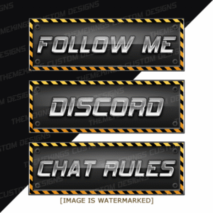 Construction Zone Twitch Panels Demo 2