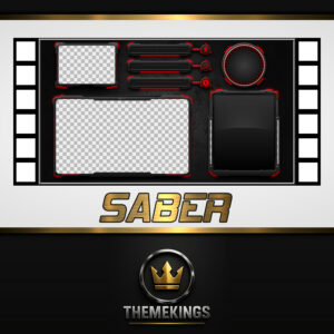 SABER Animated Video Overlay Download
