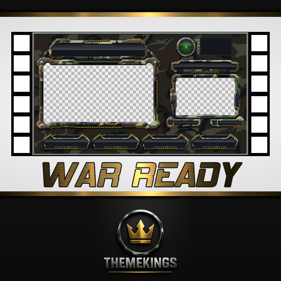 War Ready Animated Video Overlay Download