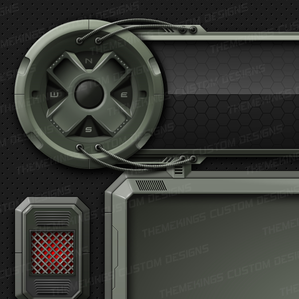 Military Zone HD Video Overlay Demo 2